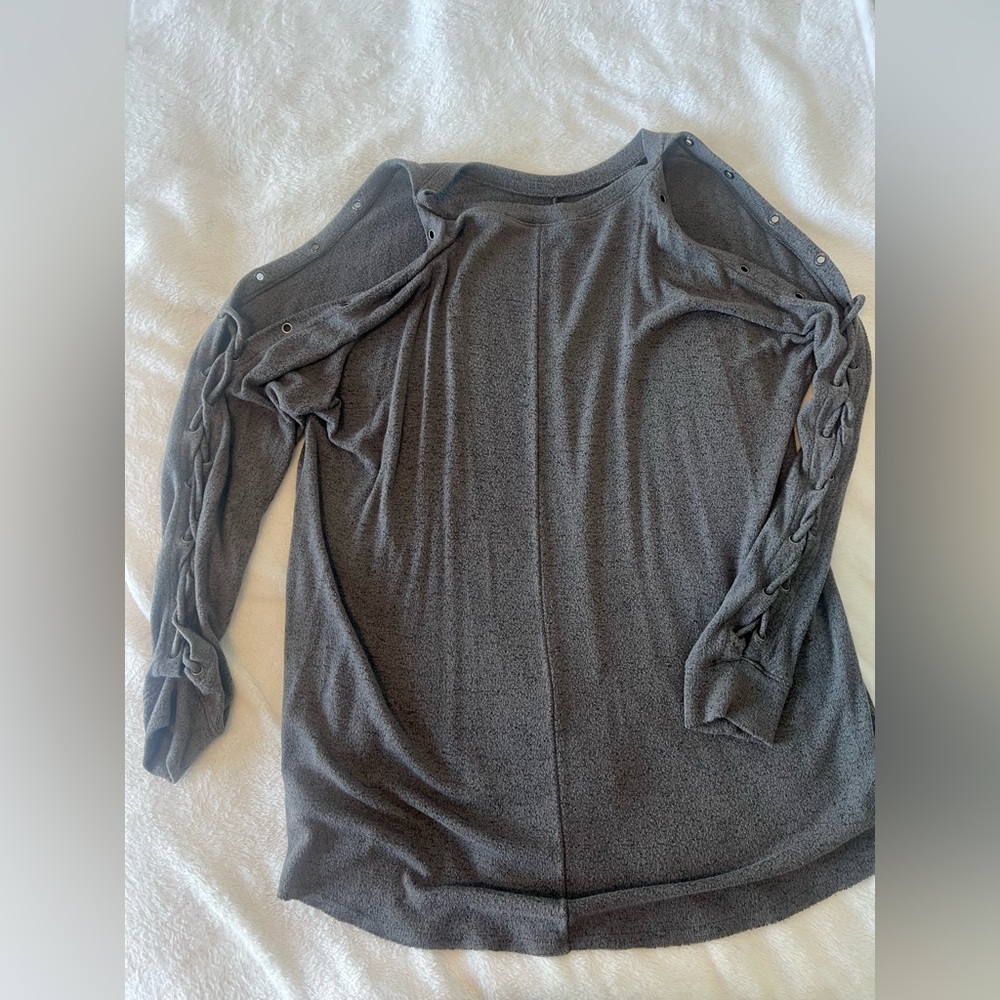 Soft and sexy plush long sleeve oversized shirt from American Eagle